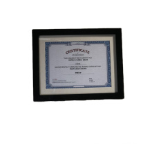 Wholesale Custom High Quality 8.5*11Black Wooden Certificate Wall Hangingkeiser university diploma frame